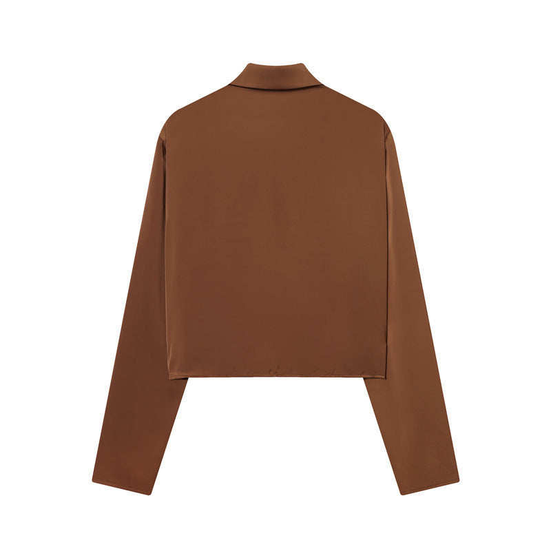 Fashion Loose Casual Design Niche Shirt Top