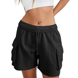 Women's Fashion Loose Casual Drawstring Cargo Shorts