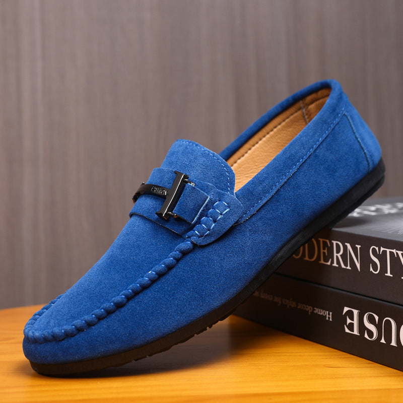 Men's Handmade Soft Sole Casual Low-Cut Round-Toe Slip-On Loafers