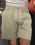 Men's New Drawstring Loose Brushed Skin-friendly Casual Sports Shorts