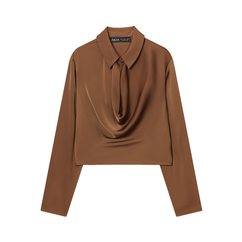 Fashion Loose Casual Design Niche Shirt Top