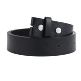 Fashion Buttonless Head Eyelet Men's Belt