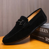 Men's Handmade Soft Sole Casual Low-Cut Round-Toe Slip-On Loafers