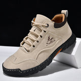 Comfortable Flat Lace-up Casual Shoes For Hiking