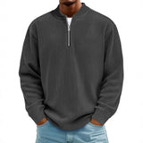 Digital Print Casual Sports Men's Zip-up American Retro