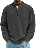 Digital Print Casual Sports Men's Zip-up American Retro