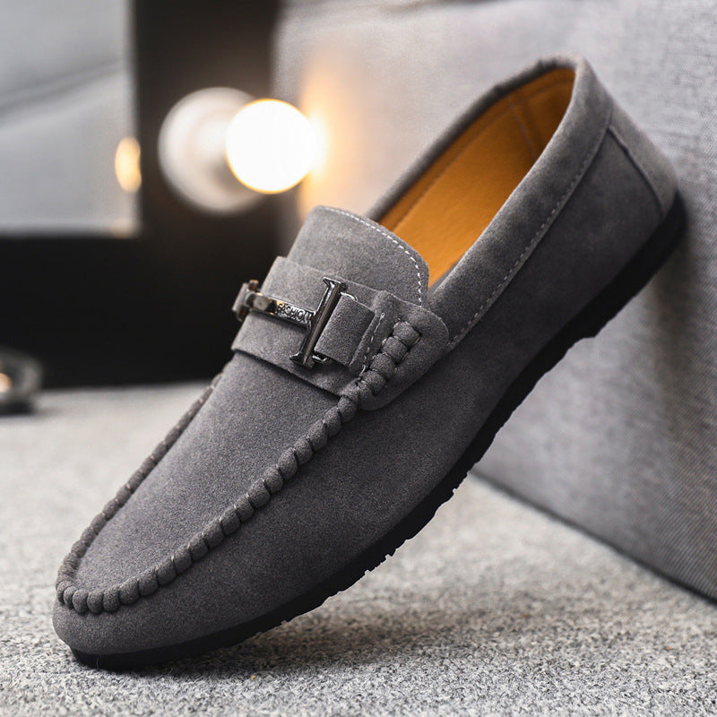 Men's Handmade Soft Sole Casual Low-Cut Round-Toe Slip-On Loafers