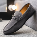 Men's Handmade Soft Sole Casual Low-Cut Round-Toe Slip-On Loafers