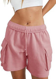 Women's Fashion Loose Casual Drawstring Cargo Shorts
