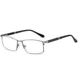 Stainless Steel Men Business Reading Glasses for Reader