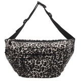 Retro Leopard Print Chest Bag Casual Canvas Large Capacity Fashionable And Versatile