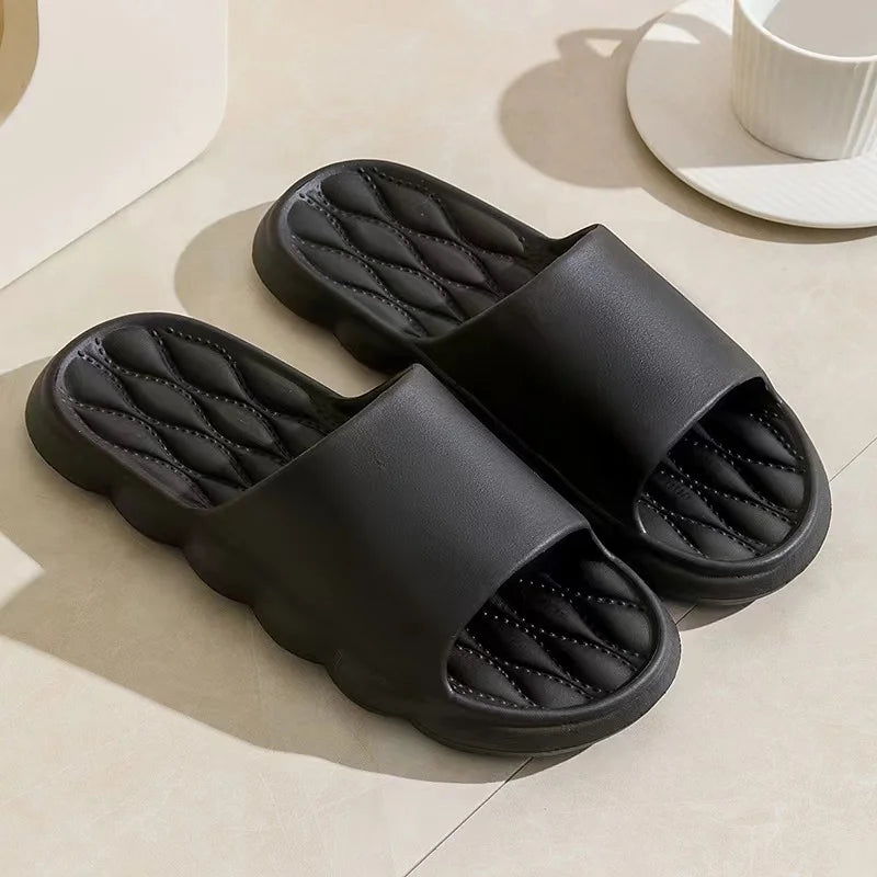 Fashion Men's Summer Ligtweight EVA Indoor Home Sandals Slippers Shoes Men Slippers Outdoor Students Women Comfortable Slides