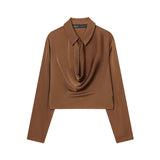 Fashion Loose Casual Design Niche Shirt Top