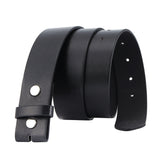 Fashion Buttonless Head Eyelet Men's Belt