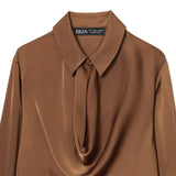 Fashion Loose Casual Design Niche Shirt Top