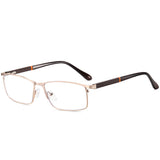 Stainless Steel Men Business Reading Glasses for Reader
