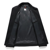 Men's Business Casual Button-Down Lapel Jacket