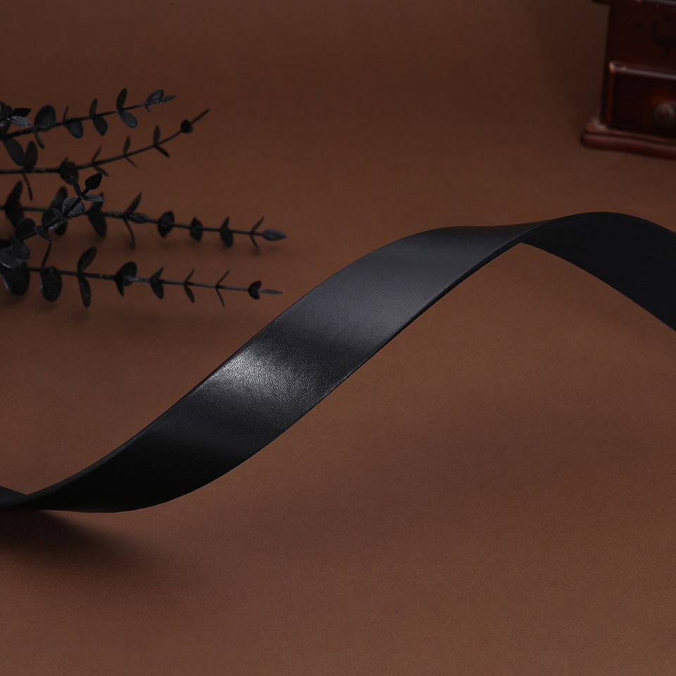 Fashion Buttonless Head Eyelet Men's Belt