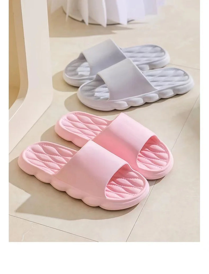 Fashion Men's Summer Ligtweight EVA Indoor Home Sandals Slippers Shoes Men Slippers Outdoor Students Women Comfortable Slides